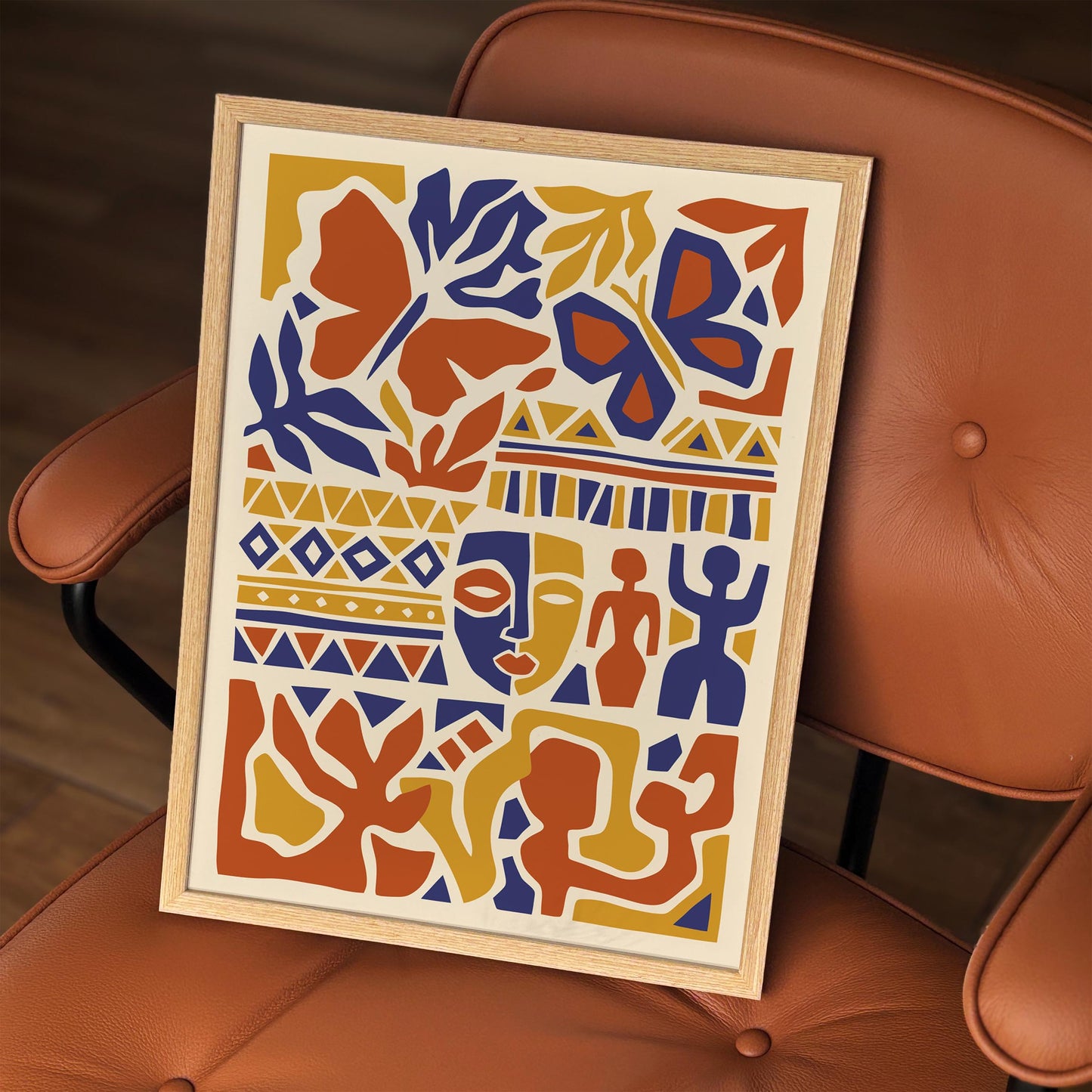 Bohemian Abstract Composition Poster