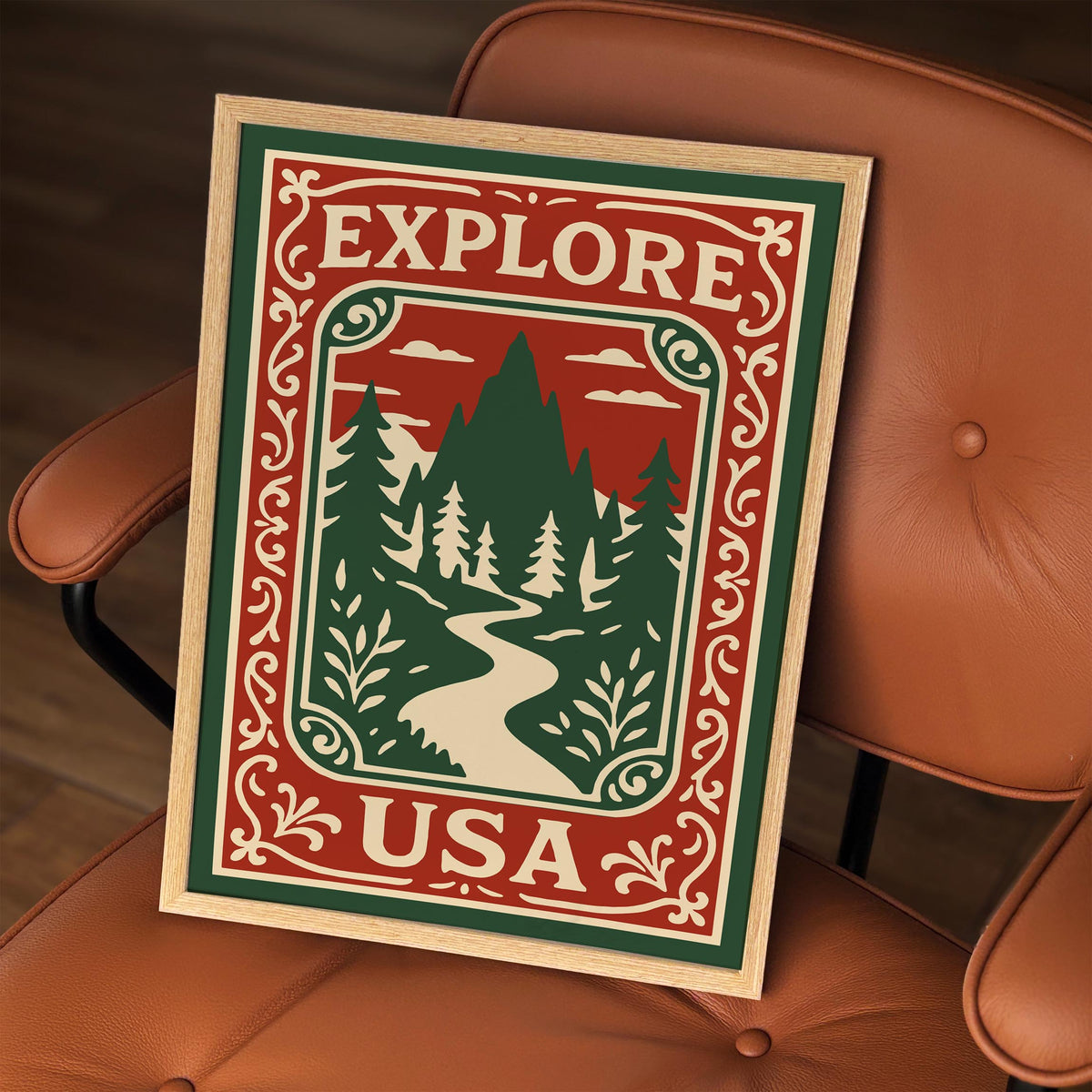 Explore USA Travel Poster