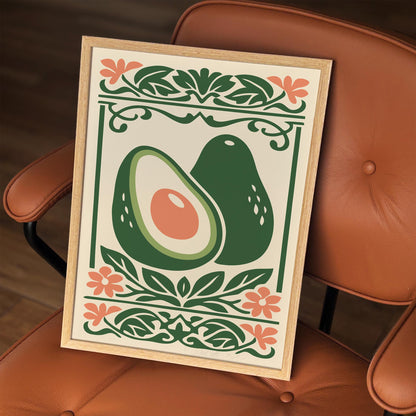 Avocado Poster – Kitchen Wall Art