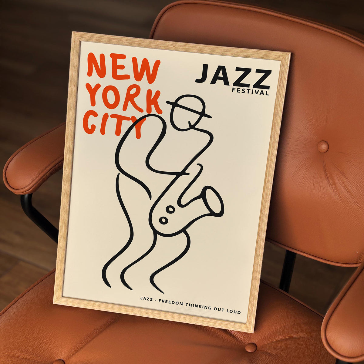 New York City Jazz Festival Art Poster