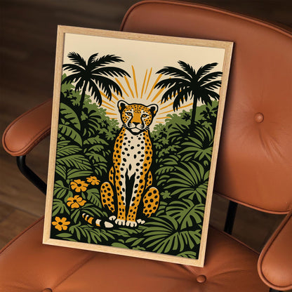 Jungle Cheetah Poster