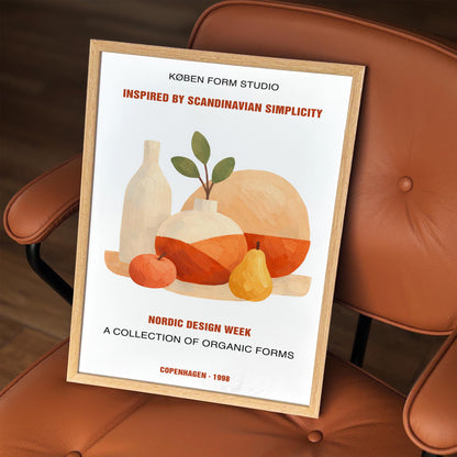 Scandinavian Simplicity Exhibition Poster