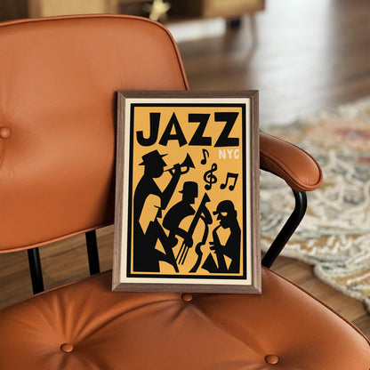 Jazz NYC Festival Poster - Retro Jazz Fest Artwork