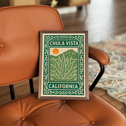 Chula Vista Poster - California Travel Wall Art