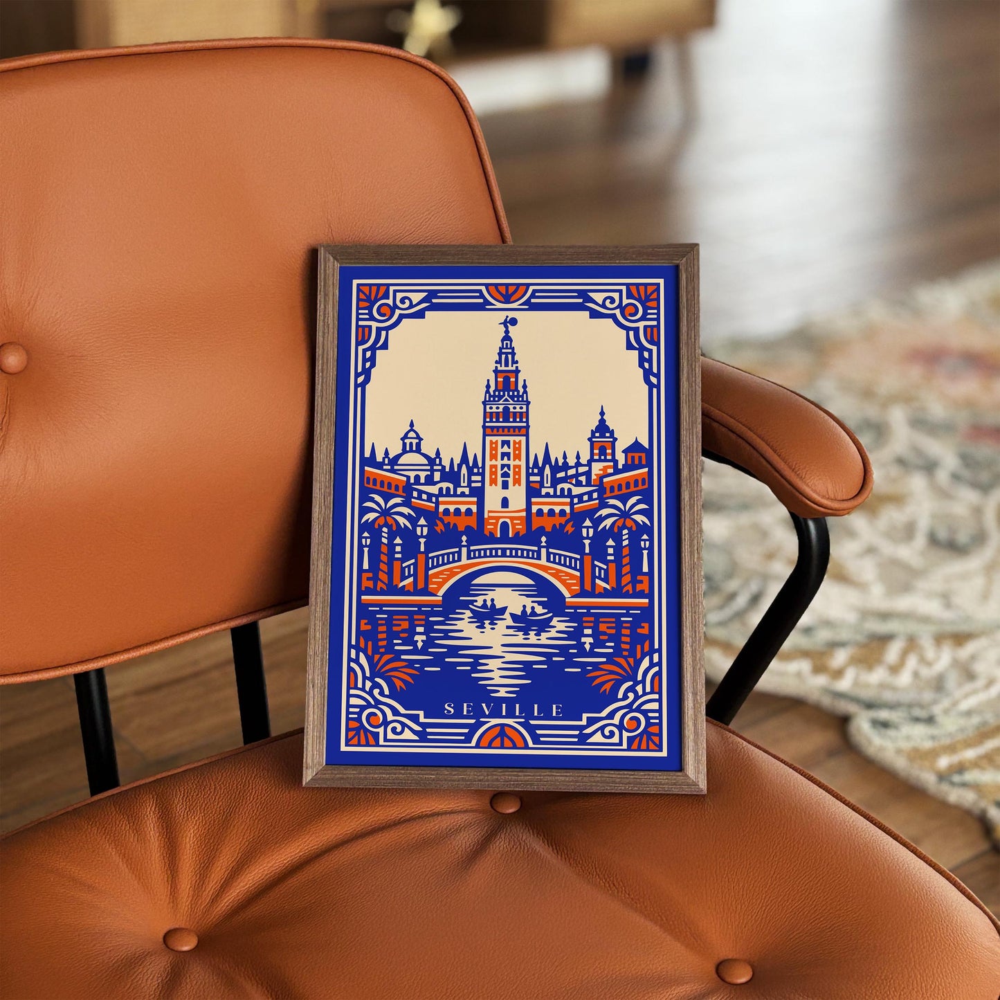 Seville Spain Travel Poster