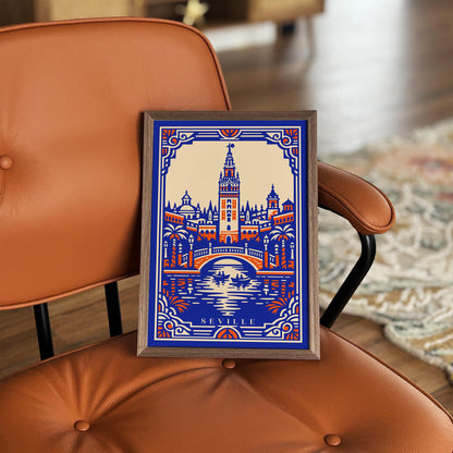 Seville Spain Travel Poster