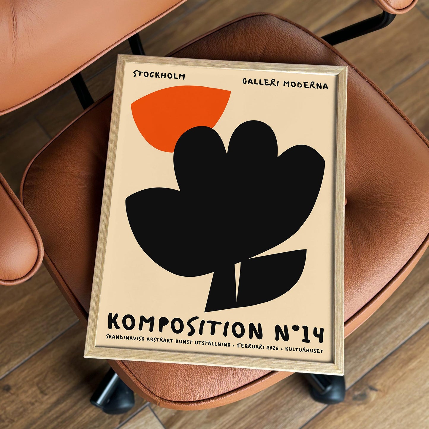 Modern Art Exhibition Poster – Contemporary Wall Art Print