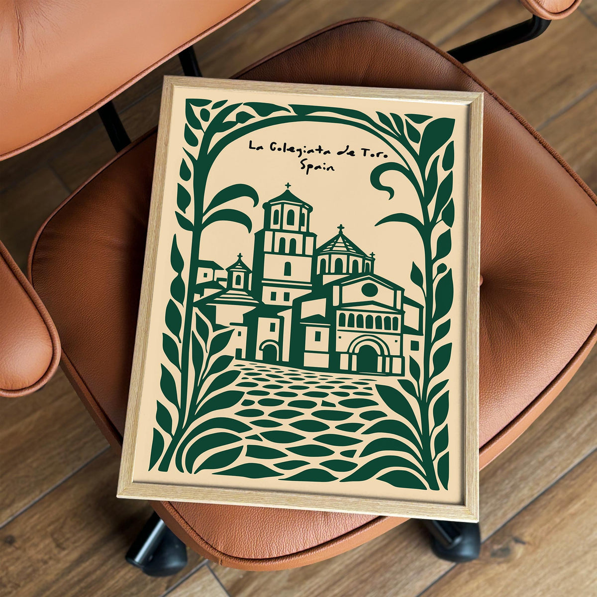 La Colegiata de Toro Spain Travel Poster