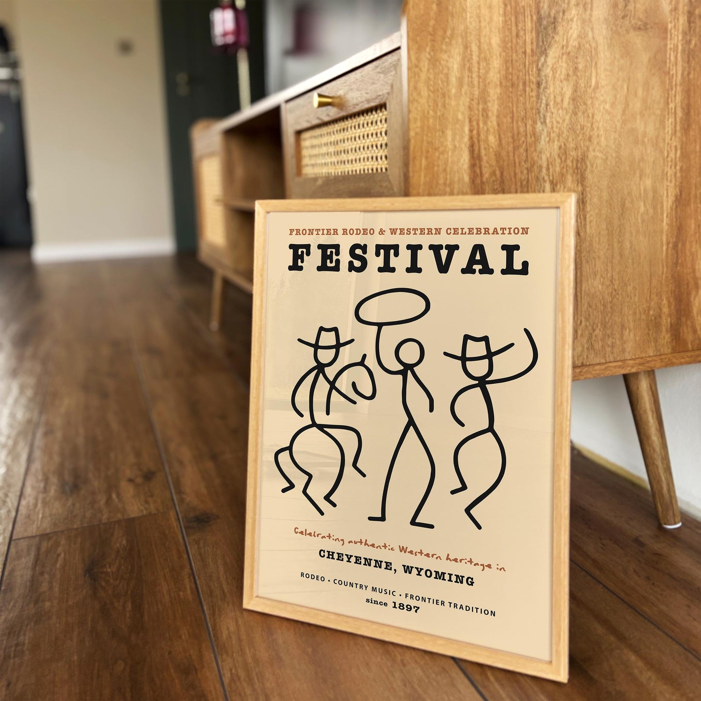 Frontier Rodeo & Western Celebration Festival Poster
