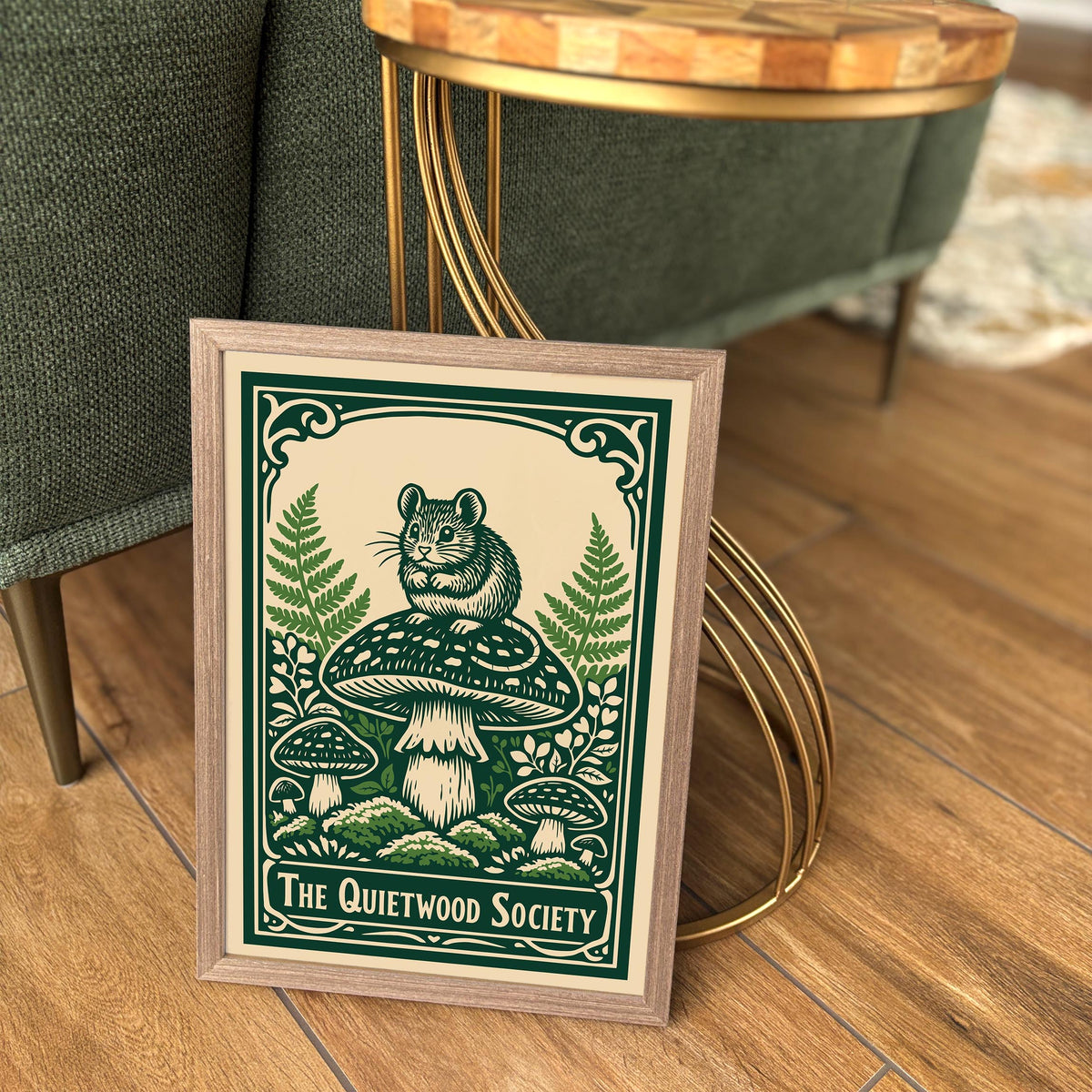 Quietwood Society Wild Nature Art Poster