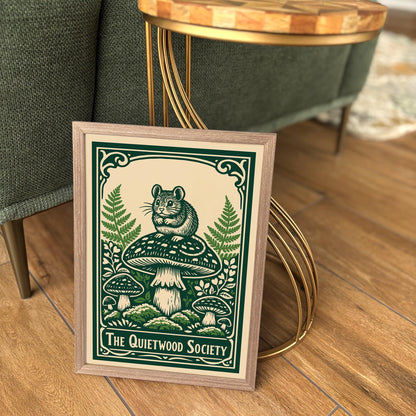 Quietwood Society Wild Nature Art Poster