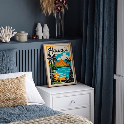Hawaii Landscape Poster - Tropical Home Decor