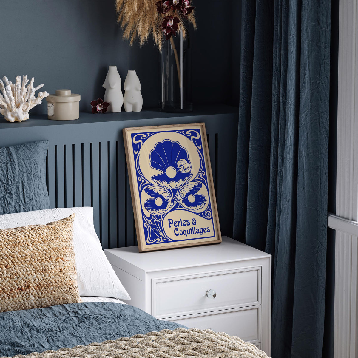 Vintage Seashells Poster