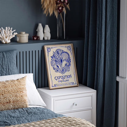 Vintage Seashells Exhibition Poster