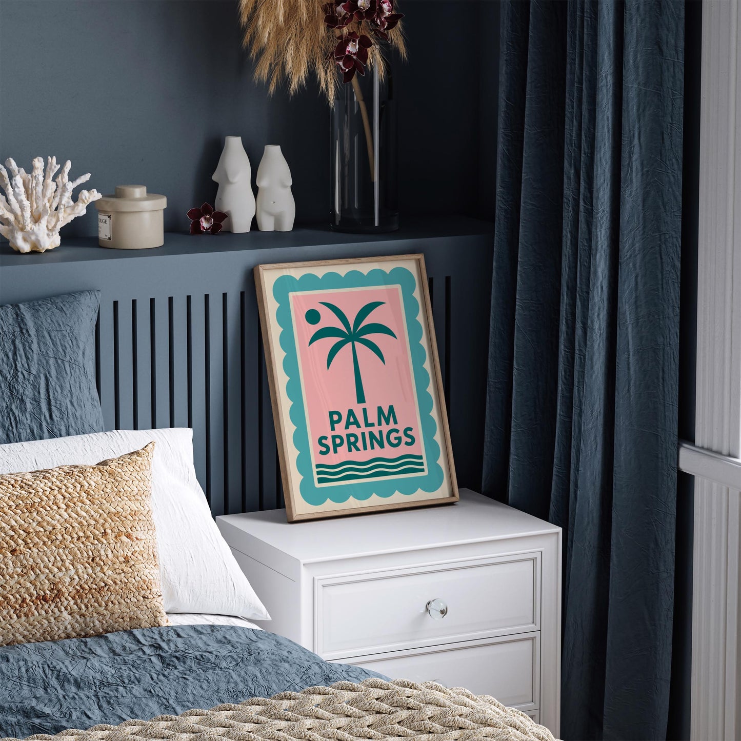 Palm Springs Poster - Retro California Desert Print