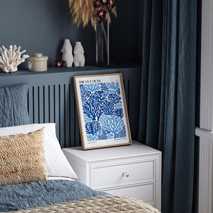 Blue Coral Reef Poster