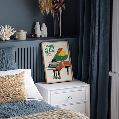 France Jazz Festival Vintage Poster
