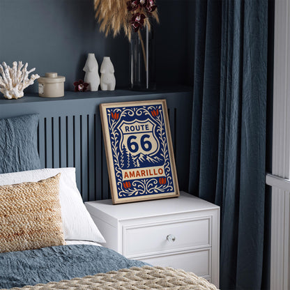 Amarillo Route 66 Travel Poster