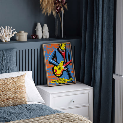 Retro Country Music Festival Texas Poster