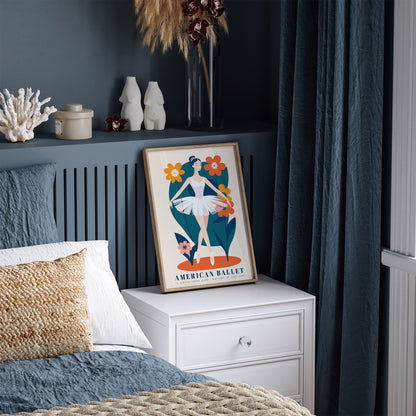 American Ballet Nursery Wall Art