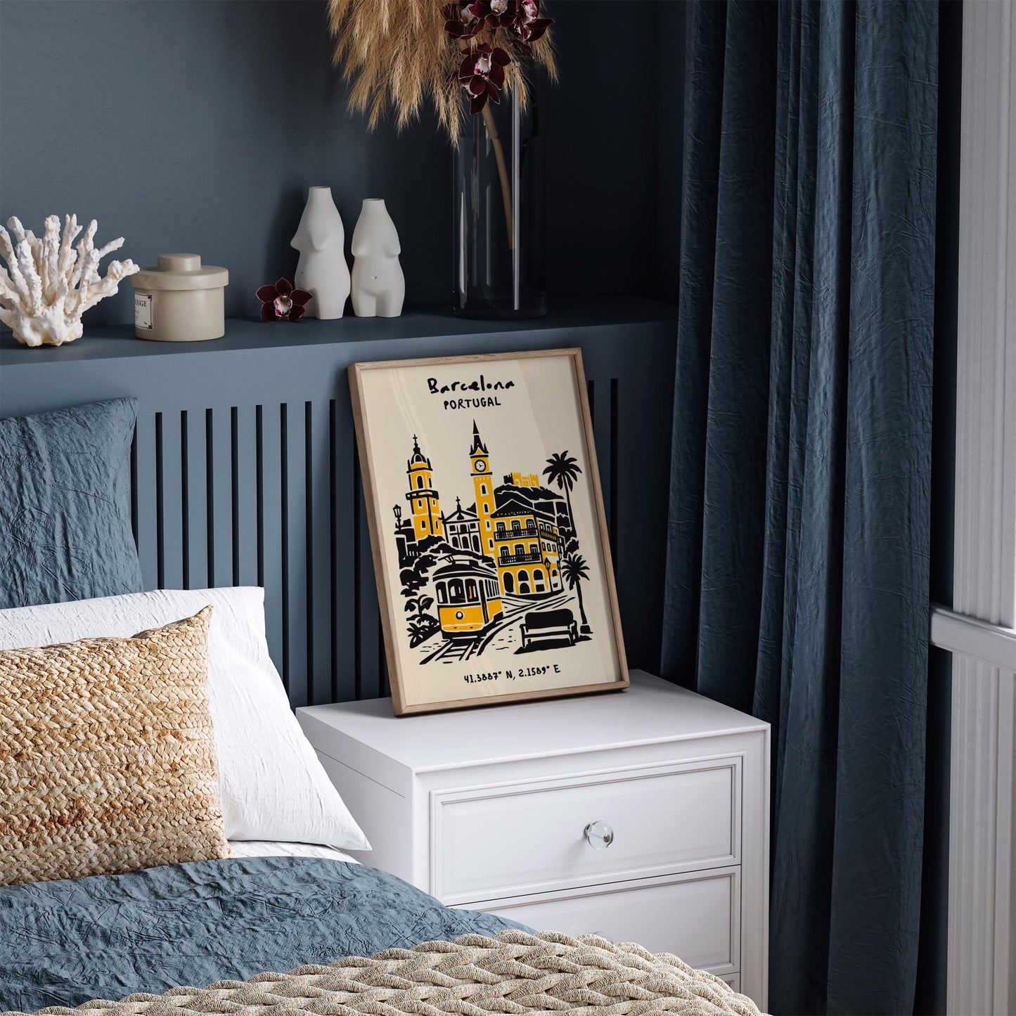 Barcelona Spain Poster 2026 – Travel Wall Art Print