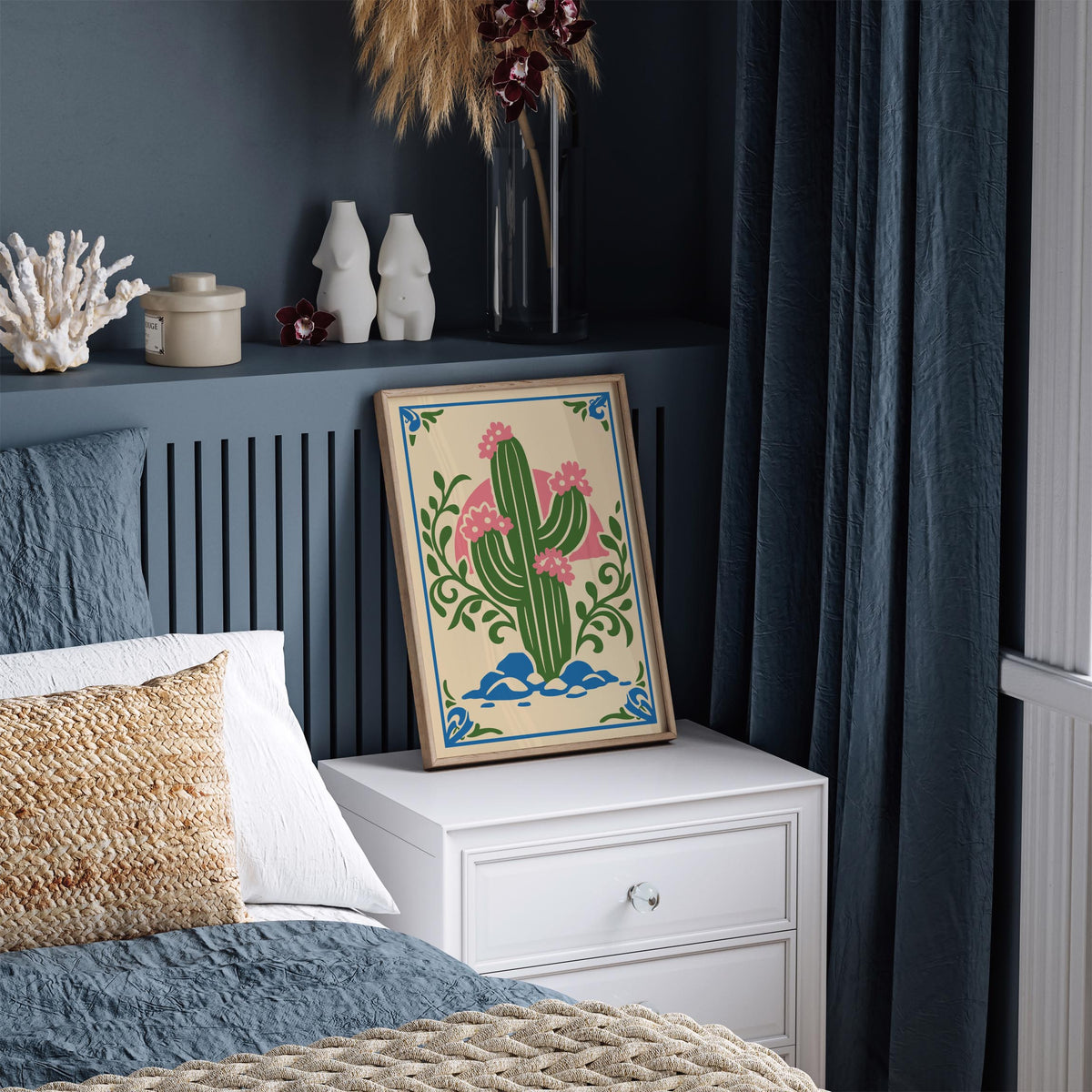 Saguaro Cactus Art Poster