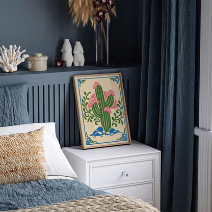 Saguaro Cactus Art Poster