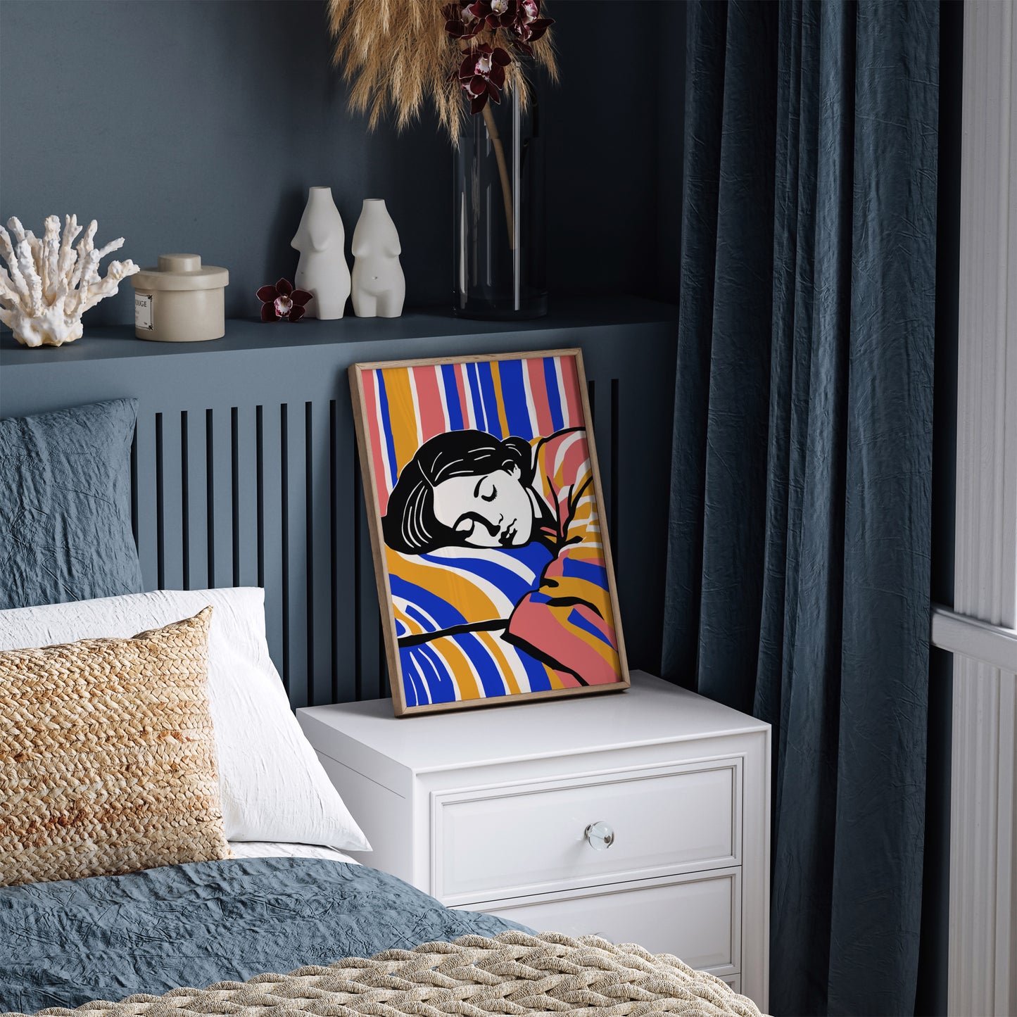 Sleeping Beauty - Woman Portrait Art Print