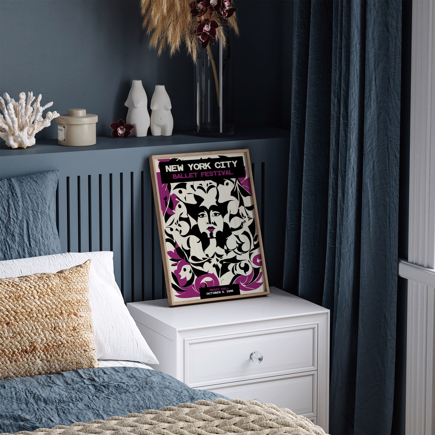 NYC Ballet Festival Retro Wall Art