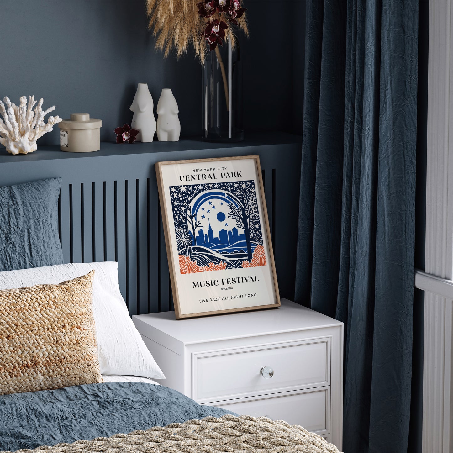 NYC Central Park Jazz Music Fest Poster