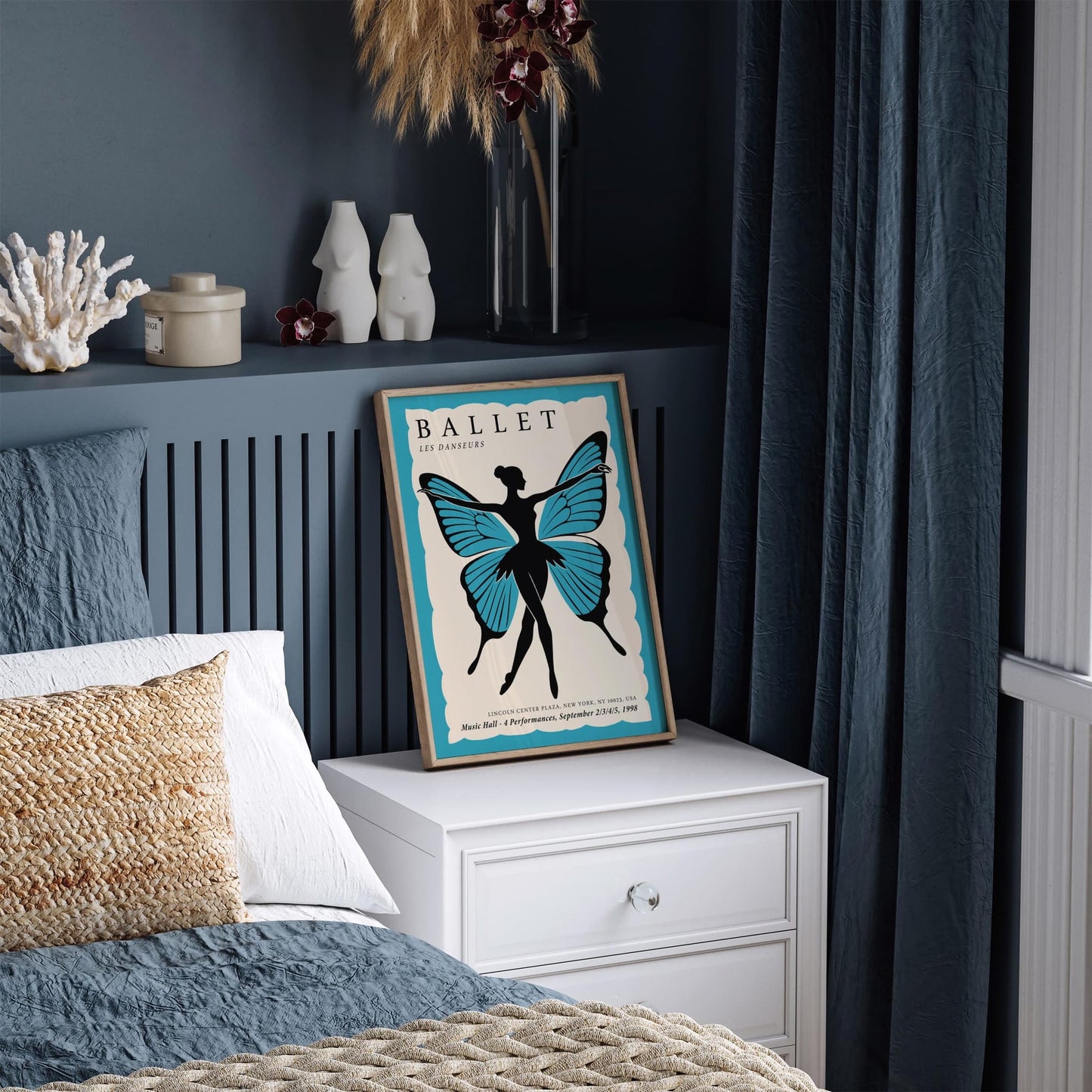 Ballet Blue Music Poster