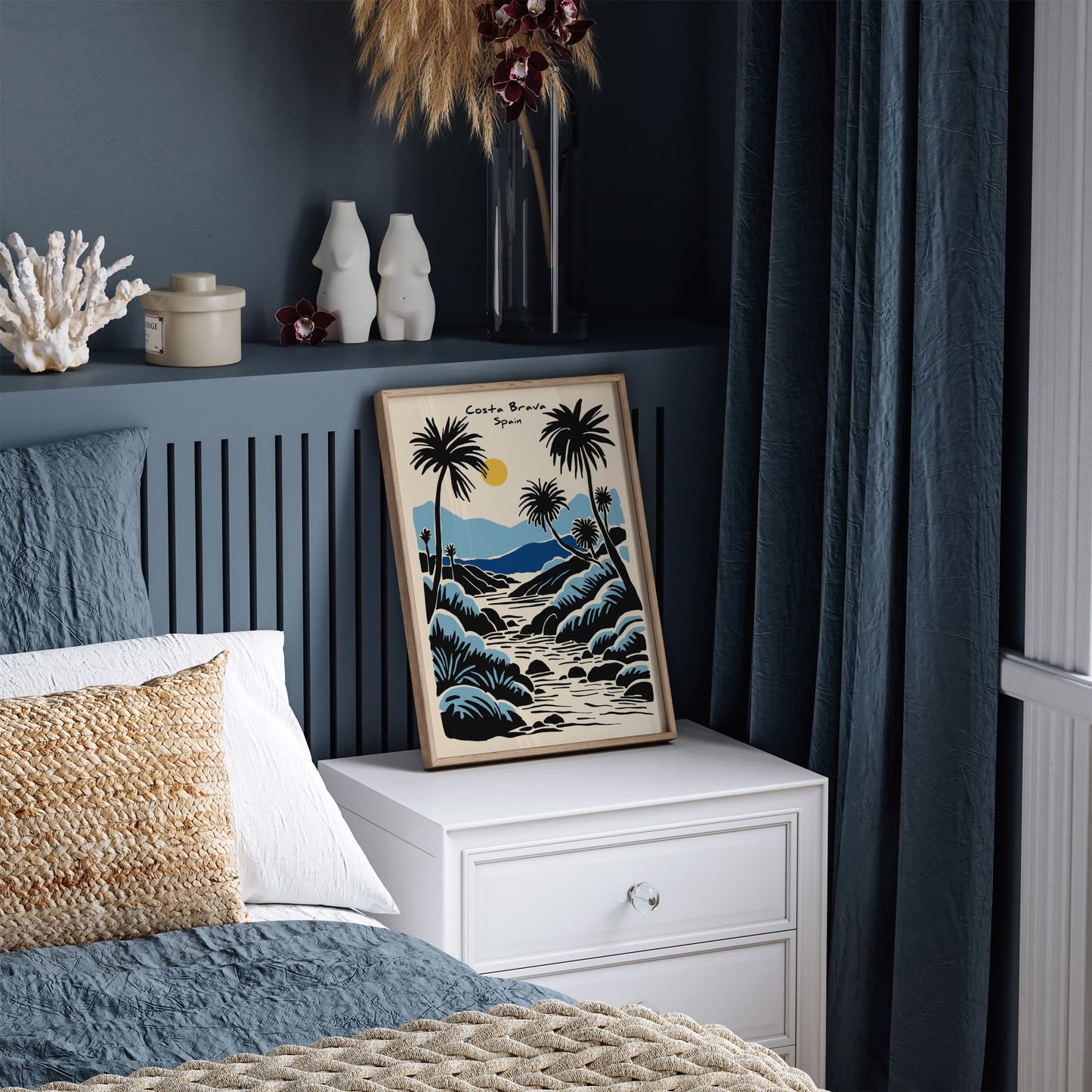 Costa Brava Spain Tropical Poster