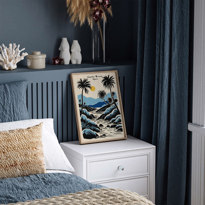 Costa Brava Spain Tropical Poster