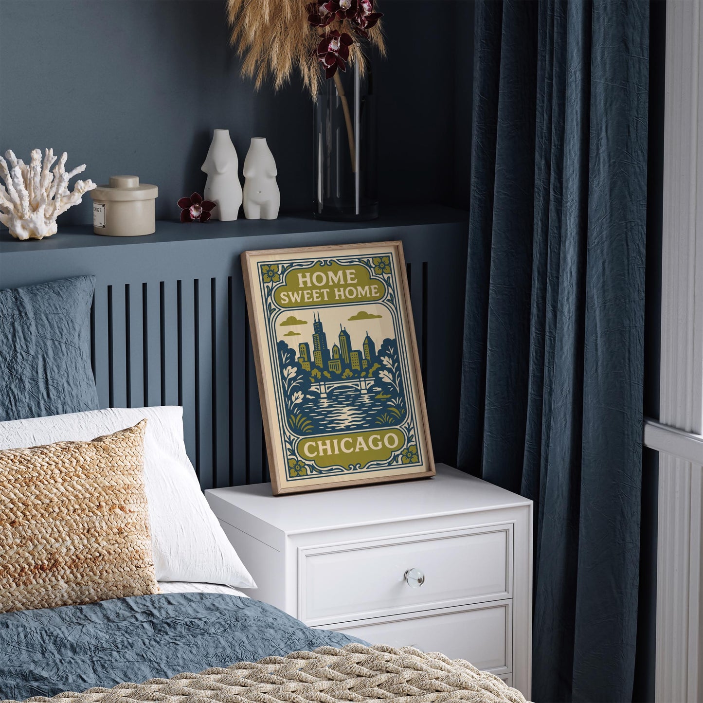 Chicago Home Sweet Home Poster