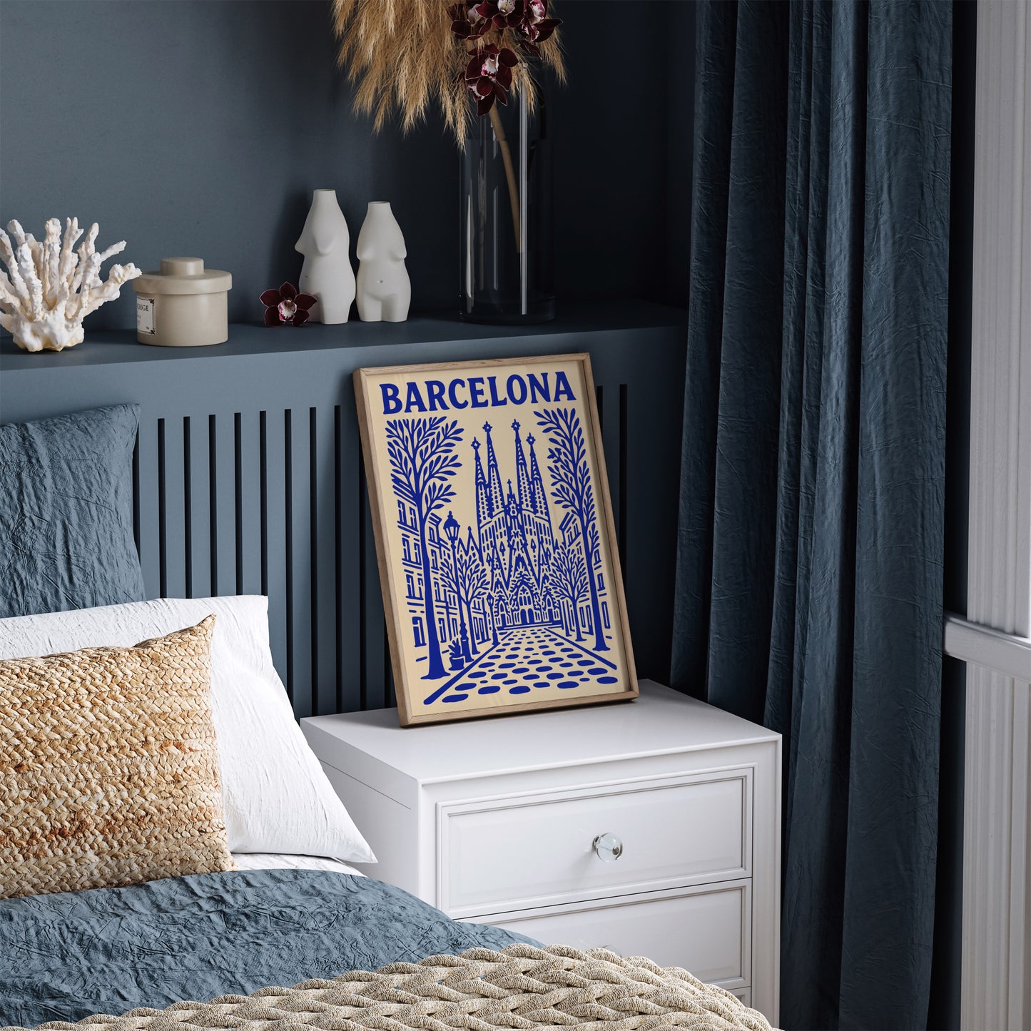 Barcelona Sagrada Familia Travel Poster