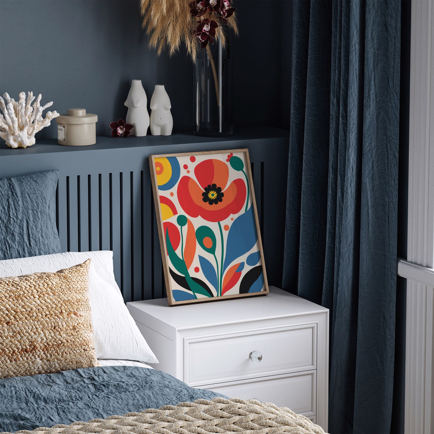 Colorful Botanical  Wall Art Print