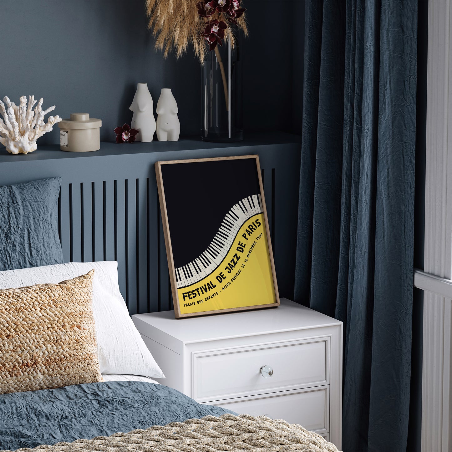 Minimal French Jazz Festival Poster