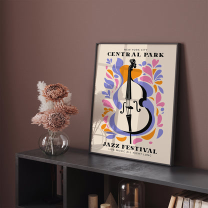 Central Park Jazz Festival Poster