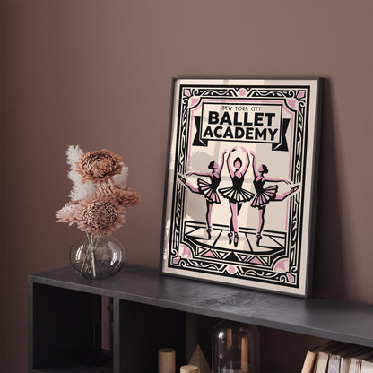 New York City Ballet Academy Poster