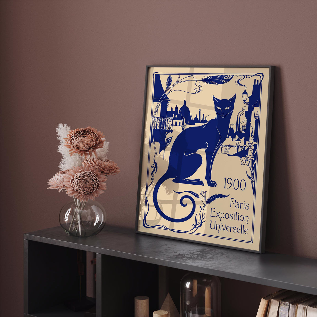 Vintage Paris Poster – French Exhibition Wall Art