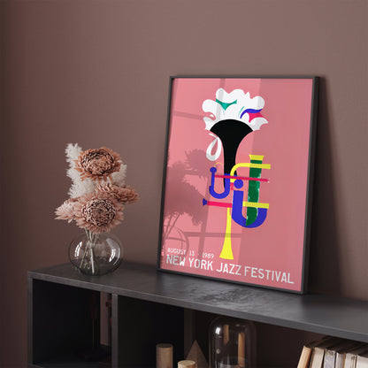 New York Jazz Festival Vintage Poster