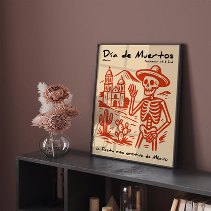 Día de Muertos Mexico Poster