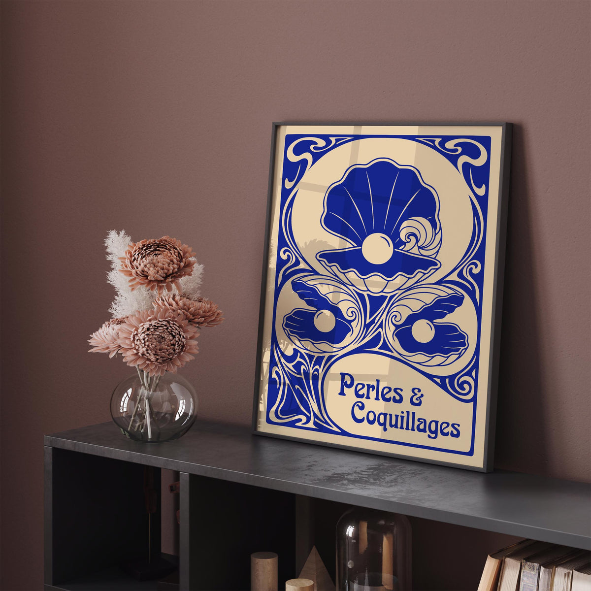 Vintage Seashells Poster
