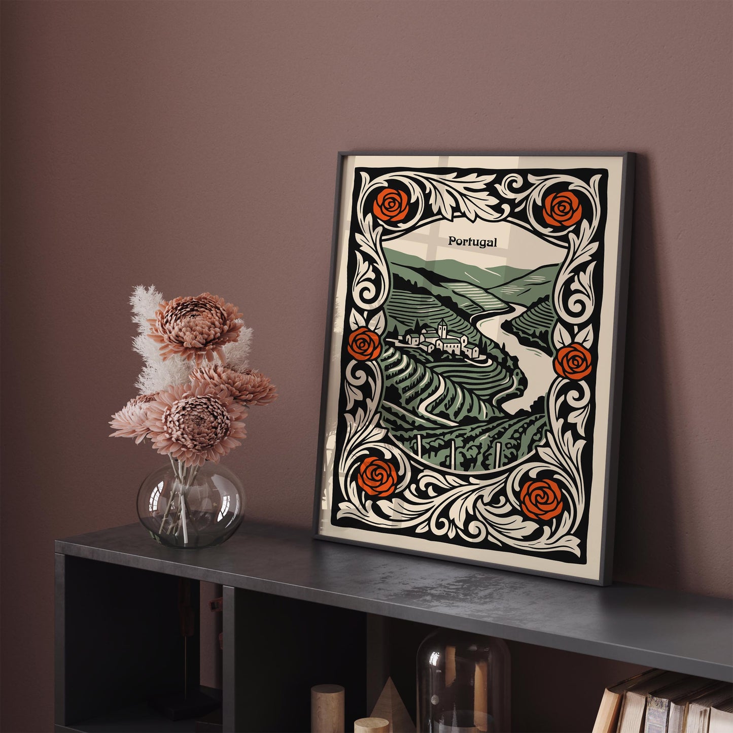 Vintage Portugal Travel Poster