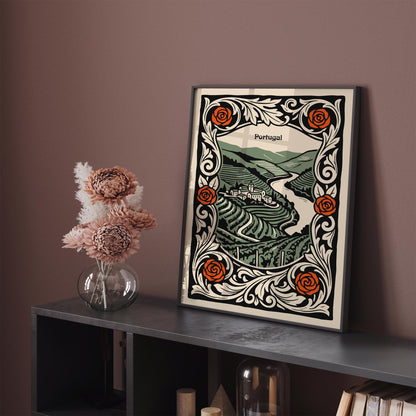 Vintage Portugal Travel Poster