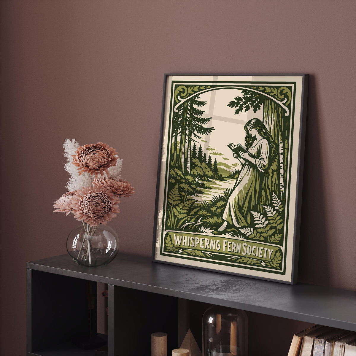 Whispering Fern Literary Society Art Poster