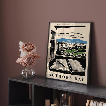 Authors Day Book Lovers Art Print