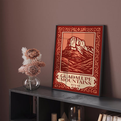 Guadalupe Mountains Texas National Park Poster