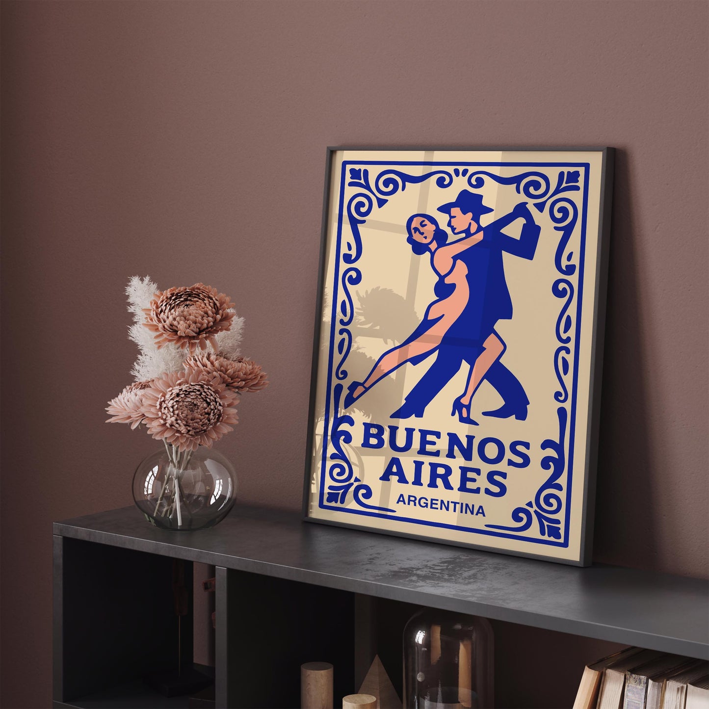 Buenos Aires Argentina Poster - Tango Dancers Wall Art