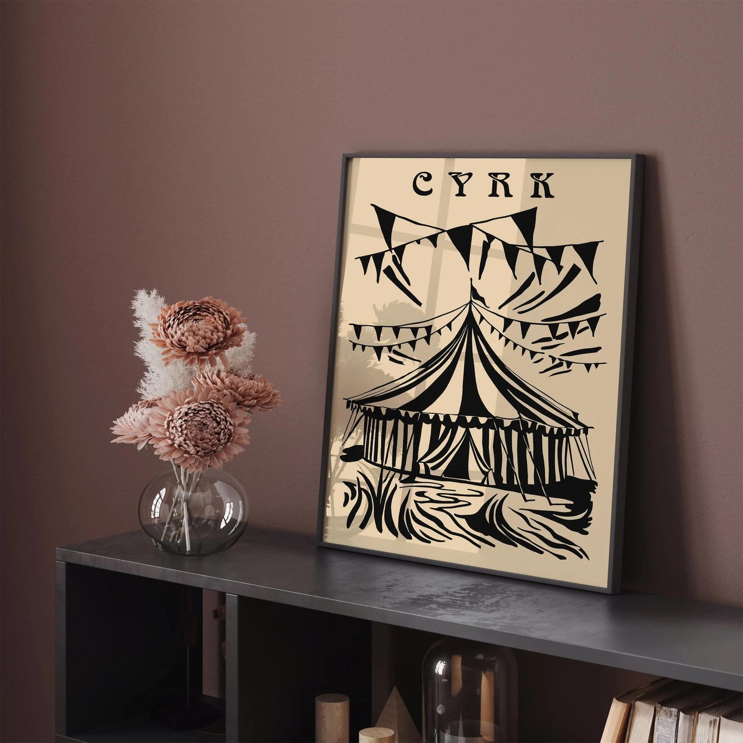 Polish Circus Vintage Style Art Print